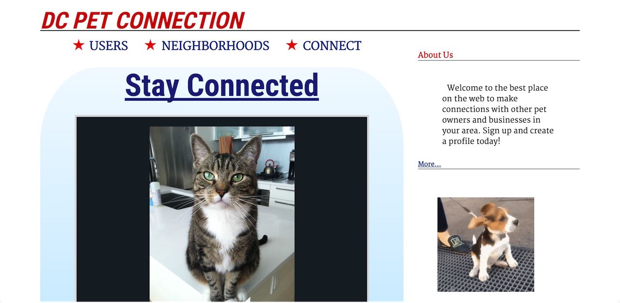 DC Pet Connection